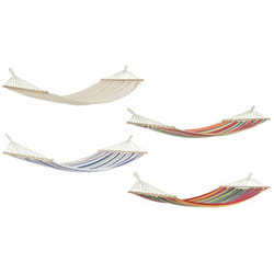 Amaca da Giardino Sospesa in Legno Tessuto Cotone Singola 200x100 Livia Bizzotto Colore principale: Blu