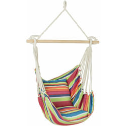 Amaca da Giardino Pensile in Tessuto Cotone con 2 Cuscini Amache Livia Bizzotto Colore principale: Grigio/Blu