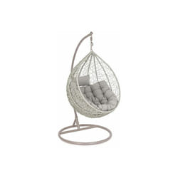 Bizzotto - Poltrona Sospesa da Giardino con Cuscini Amirantes Grigio - 0661732