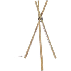Bizzotto - Piantana led treppiedi bamboo h 109 cm