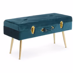 La Panca Contenitore "Polina" è un prodotto elegante e funzionale. Realizzata con una struttura in Mdf e gambe in acciaio ver ...