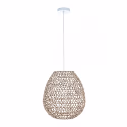 Metallo e carta. lunghezza filo 90 cm. lamp e27 max 40w, e27 8-11w comp. fluor. integr. risp. en., e27 28w alog. risp. en. la ...