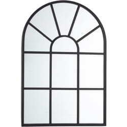 Specchio da appoggio con cornice in acciaio 'Reflix' 58 x 3 x 86.5 h cm