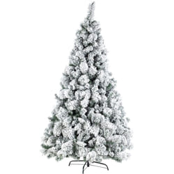 Bizzotto - Albero di natale innevato 'Cermis' in pp Effetto Aghi di Pino -150 cm
