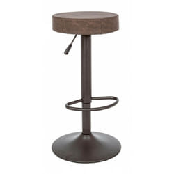 Sgabello Bar Marrone Vintage (2 Pezzi) - piper