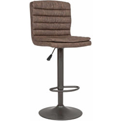 Bizzotto - Sgabello Bar Interno Marrone Vintage mod. Connor