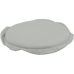 Cuscino tondo "Poly" seduta comoda, in poliestere 180, idrorepellente e sfoderabile -Antracite
