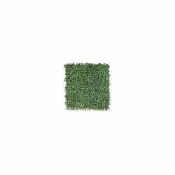 Mur Synthétique Vert Buxus 50x50cm Polyéthylène, Résistant aux intempéries et aux rayons UV, Possibilité de le couper afin d' ...