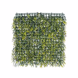 Parete sintetica Buxus Germogli in Polietilene 50x50cm Polietilene resistente alle intemperie e raggi UV Possibilità di tagli ...