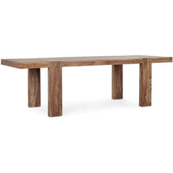 Bizzotto - Tavolo allungabile Sunderland rettangolare, con gambe, in legno sheesham da 175-265 x 90 cm