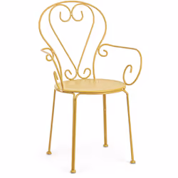 LA SEDIA ETIENNE DI BIZZOTTO E' UN ROMANTICO COMPLEMENTO D'ARREDO CHE DARA' UN TOCCO VINTAGE ED ELEGANTE AL VOSTRO GIARDINO E ...