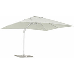 Bizzotto - Ombrellone a Braccio Eden 3x4 Metri Colore Naturale Palo Bianco