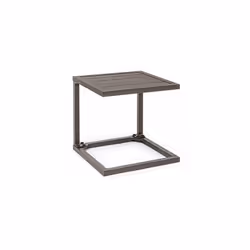 Tavolino da Giardino Rettangolare Fisso Bizzotto Hilde 40X40X40CM in Alluminio Colore Coffee - 0662916 Hilde è un tavolino da ...
