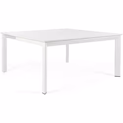 bizzotto tavolo konnor 160x110/160mt bianco 662754 questo tavolo allungabile modello konnor di bizzotto si trasforma in un ba ...