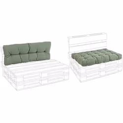 Il cuscino imbottito per pedane in legno è un complemento d'arredo progettato per garantire il massimo comfort su divani real ...