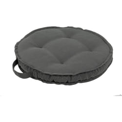 Bizzotto - Cuscino trapuntato per sedia tonda Etienne in poliestere 230 gr idrorepellente per interno ed esterno -Verde / 1 Pezzo