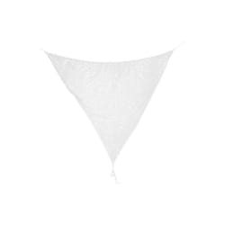 Gloupie Tenda a Vela Per Esterno Ombreggiante Triangolare 3,6 x 3,6 Metri Breeze Bianco , Traspirante e Filtrante