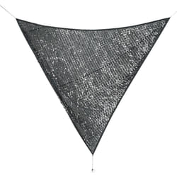 Vela ombreggiante Bizzotto moon grigio scuro 3,6x3,6m