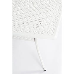 Tavolo da giardino in alluminio pressofuso - ivrea - Dimensione: 213x107 cm - Colore: Bianco
