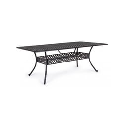 Tavolo da giardino in alluminio pressofuso - ivrea - Dimensione: 213x107 cm - Colore: Antracite