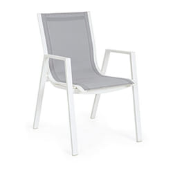 Poltrona pelagius bianco Bizzotto arredo interno design
