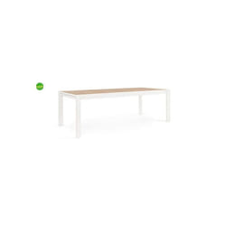 Bizzotto - Tavolo allungabile Belmar Bianco 220/340 x 100 cm