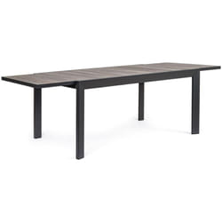 Bizzotto - Tavolo allungabile Belmar Antracite 220/340 x 100 cm