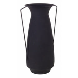 Bizzotto - Anfora 'Pelike' in metallo h42 cm solo per uso decorativo -Nero