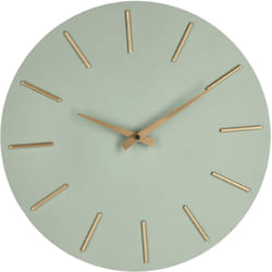 Bizzotto - Orologio da parete in acciaio 'Timeline' a batteria ø 40x5 h cm -Bianco