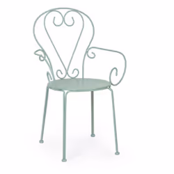 LA SEDIA ETIENNE DI BIZZOTTO E' UN ROMANTICO COMPLEMENTO D'ARREDO CHE DARA' UN TOCCO VINTAGE ED ELEGANTE AL VOSTRO GIARDINO E ...