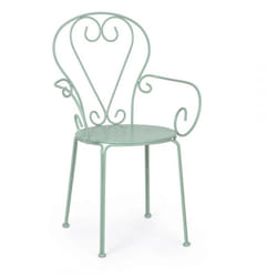 Sedia con braccioli etienne frosty da esterno