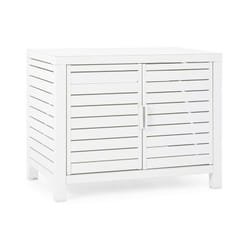 Mobile outdoor 2 ante atlantic bianco inalluminio verniciato a polvere 90X55X70H