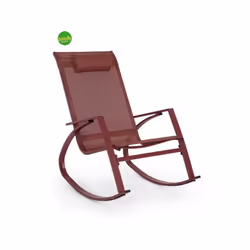 La poltrona Demid realizzata dal brand Bizzotto è una poltrona a dondolo dal design moderno con una struttura in acciaio vern ...