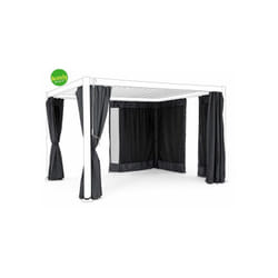 Bizzotto - Set zanzariere per pergola Ocean 3 x 4 antracite