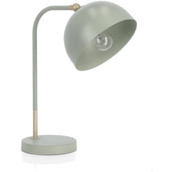 Bizzotto - Lampada da tavolo 'Glasgow' in acciaio h 41 cm -Verde Salvia