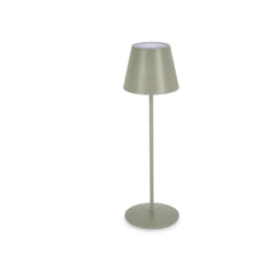 Lampanda da Tavolo Led Etna Verde Salvia d12cm x 38H con Batteria ricaricabile