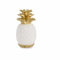 DECORAZIONE ANANAS SURABAYA BIANCO H.30 BIZZOTTO