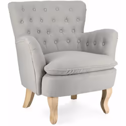 La poltrona "Orlins" è un elegante e confortevole pezzo di arredamento per interni. La sua struttura è realizzata in legno di ...