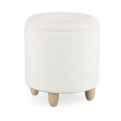 Sgabello Contenitore Zena Bianco