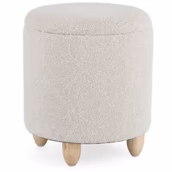 STRUTTURA IN MDF E COMPENSATO GAMBE IN RUBBER WOOD RIVESTIMENTO IN POLIESTERE EFFETTO BOUCLE' GAMBE DA ASSEMBLARE DIMENSIONI: ...