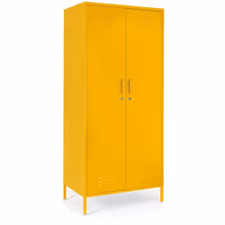 L'armadio da 2 ante "Cambridge" monocolor, con dimensioni di 50x80x185h cm, è un elemento d'arredo pratico e dal design pulit ...