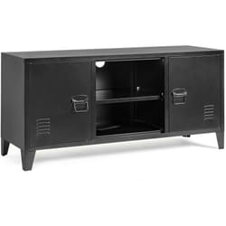 Bizzotto - Mobile porta tv 'Cambridge' per interno 120,5 x h 58,5 cm -Bianco