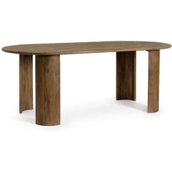 Tavolo 'Orlando' in legno di mango 210-100x76 -Marrone