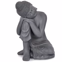 La Statua Pattaya Buddha Pensatore Antracite è un’opera d’arte unica che aggiunge un tocco di serenità e bellezza al tuo spaz ...