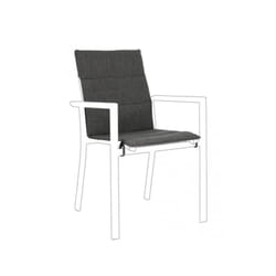 Iperbriko - Cuscino Sedia Konnor Grigio Scuro - 91x41x1 cm
