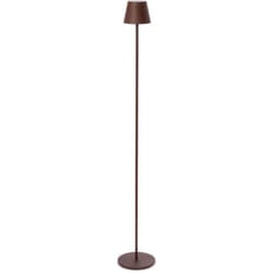 Bizzotto - Piantana led etna in metallo per uso interno ed esterno -Marrone