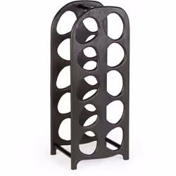 Il Porta bottiglie "Yukon" è un elegante complemento d'arredo realizzato con cura, caratterizzato dalla combinazione di mater ...