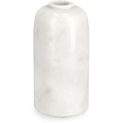 vaso kandy in marmo per uso decorativo Ø 7,5 x h 15 cm -Bianco