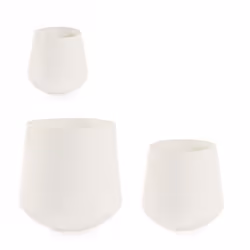 Il SET3 PortaVaso Kenar Tondo Beige è un'elegante aggiunta artigianale per l'arredamento della tua casa. Ogni pezzo è stato r ...