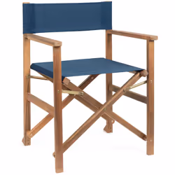 Sedia Regista Noemi Blu - Legno di Acacia - Tessuto Poliestere - 52x59x83 cm La Sedia Regista Noemi Blu è un'aggiunta elegant ...